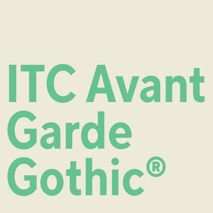 Fonts similar to ITC Avant Garde Gothic