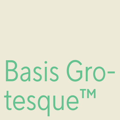 Fonts similar to Basis Grotesque™