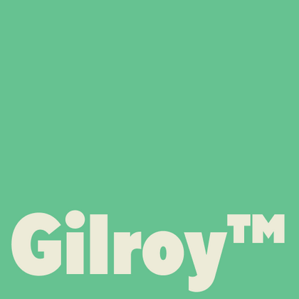 Fonts similar to Gilroy™