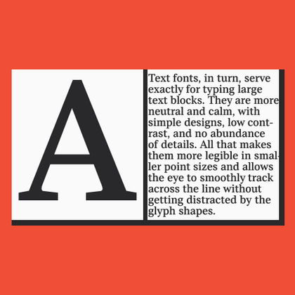 Text Fonts