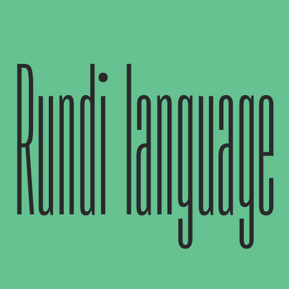 The Rundi fonts selection