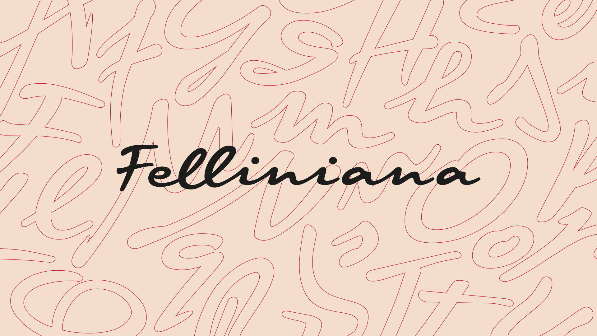 Felliniana: Font Mastering for the Venice Film Festival