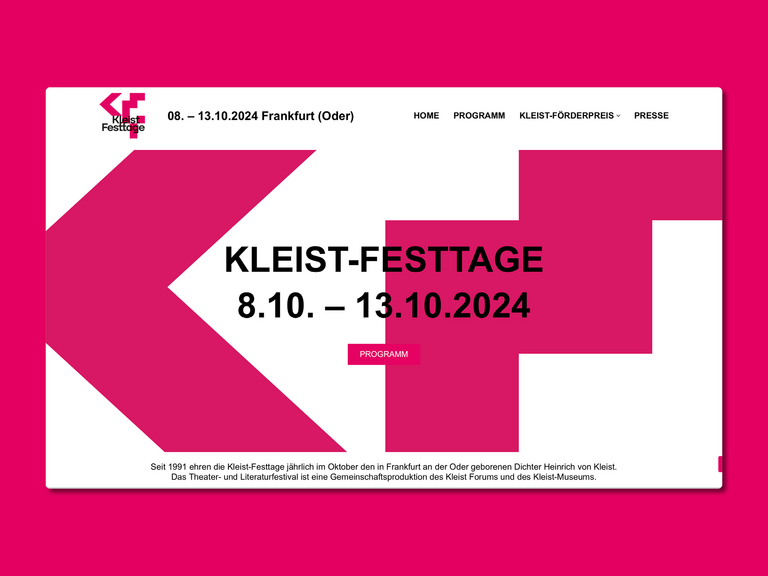 Kleist-Festtage 2024