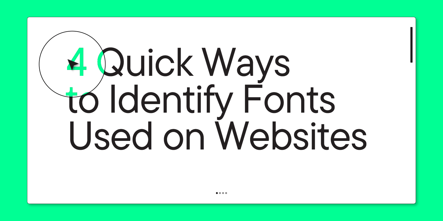 How to identify fonts on any webpage without using an extension in