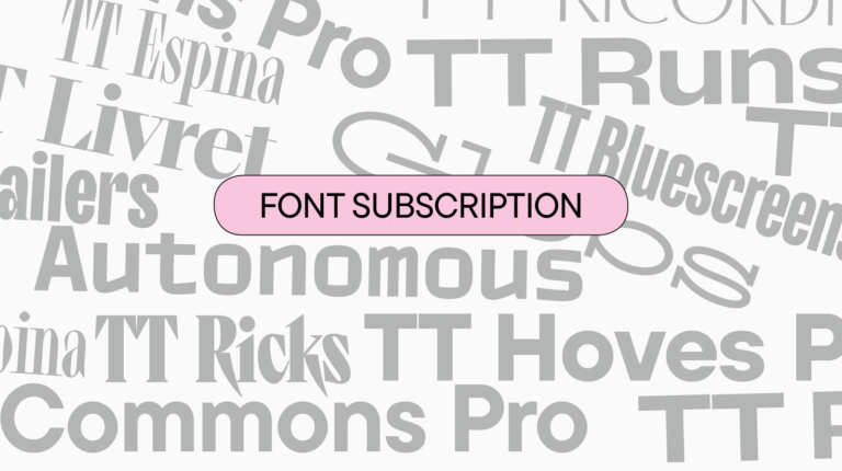 Font subscription