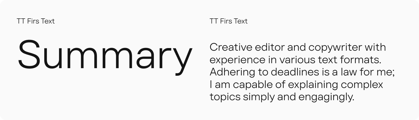 TT&nbsp;Firs Text