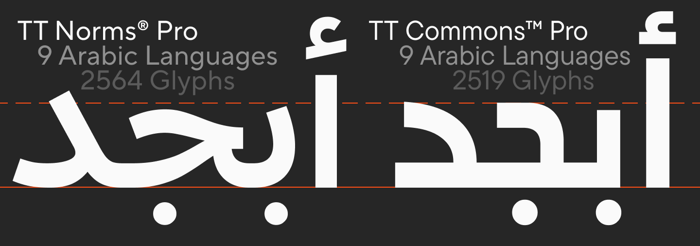 Schriften mit arabischer Unterst&uuml;tzung
