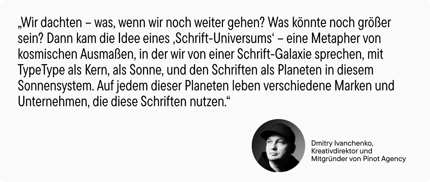 Eine Metapher von kosmischen Ausma&szlig;en