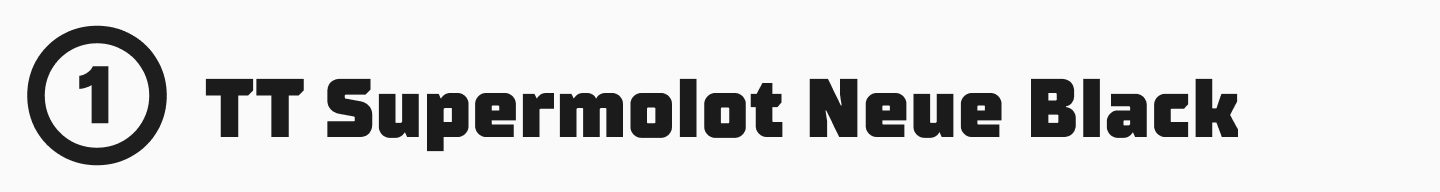 TT&nbsp;Supermolot Neue Black