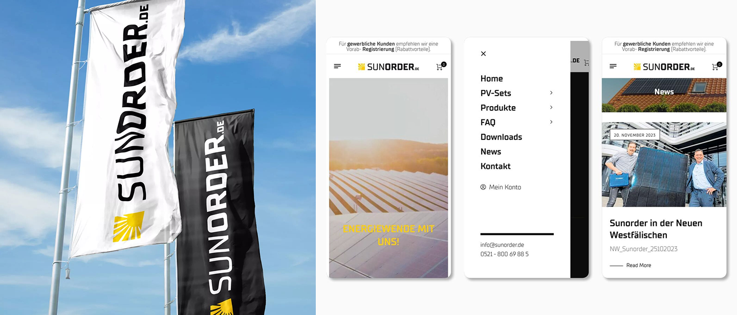 Beispiele f&uuml;r den Einsatz fetter Typografie