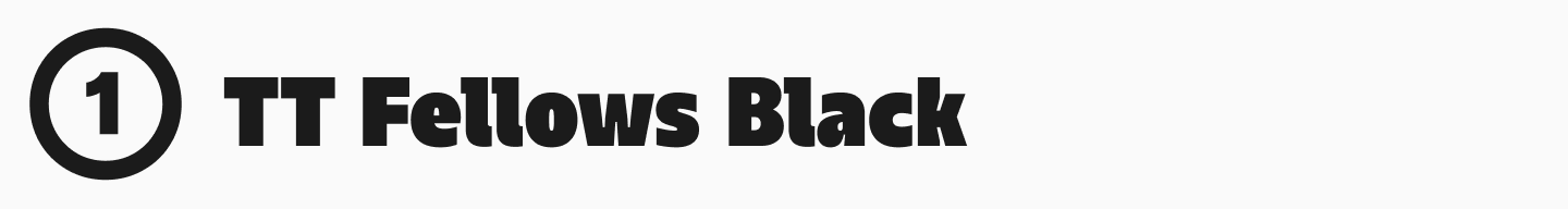 TT&nbsp;Fellows Black