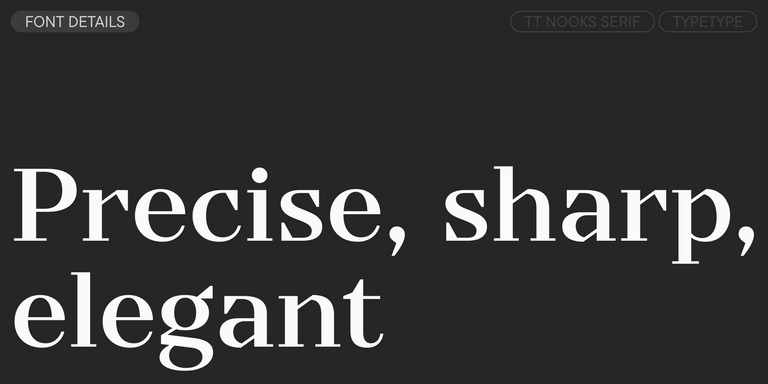 TT Nooks Serif